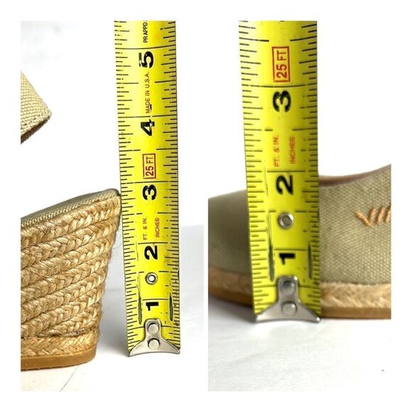 NWOB VISCATA  Barcelona Canvas Sandal Wedged Canvas Espadrilles sz 38 US 6,5 - 7 - Picture 16 of 16